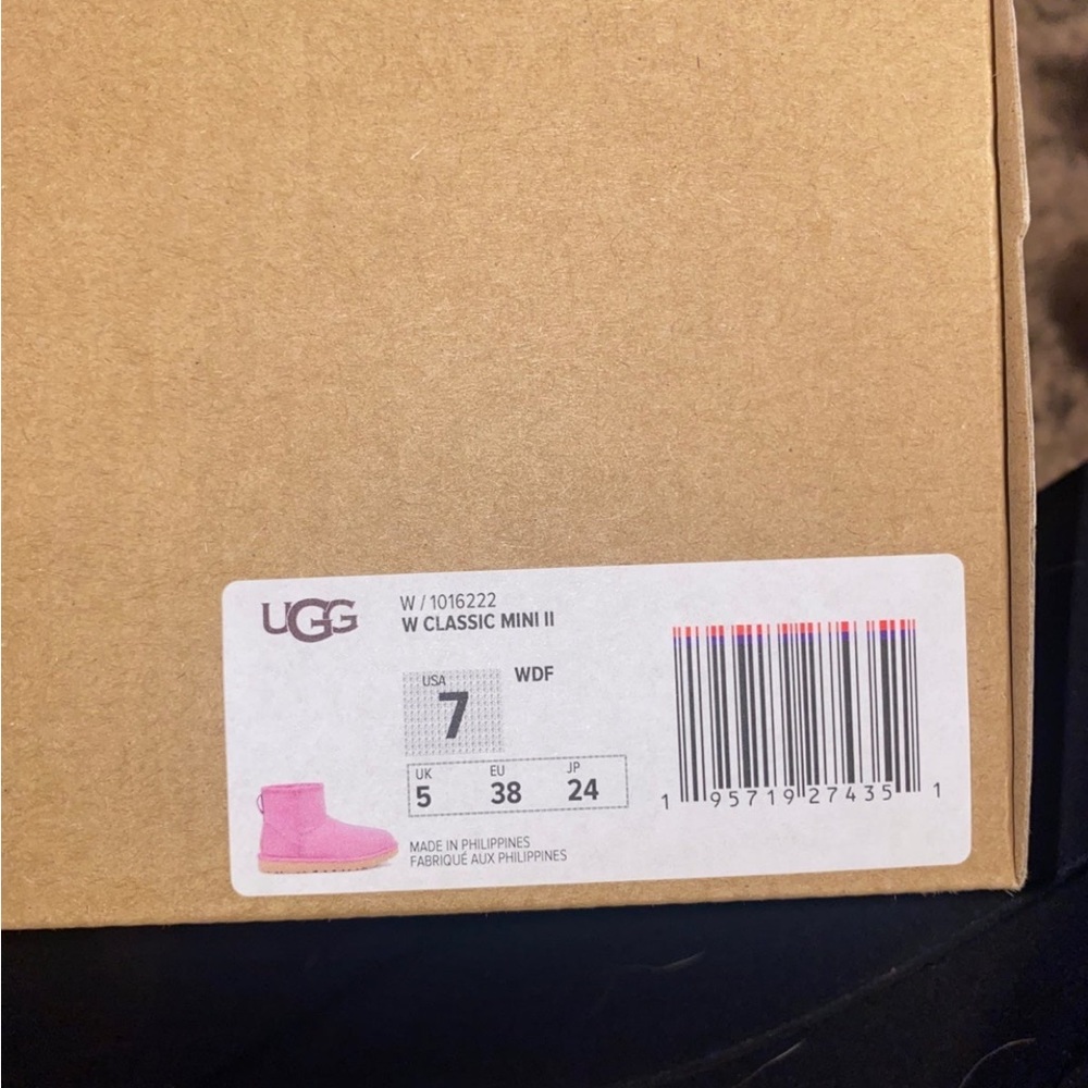 UGG Classic Mini Boots Wildflower size 7